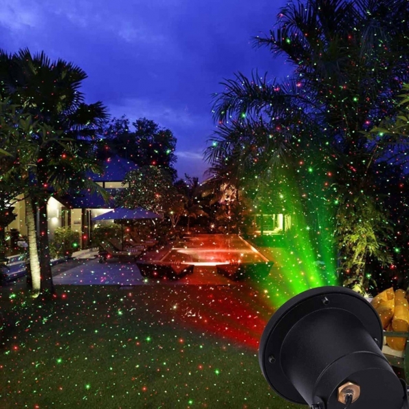 Outdoor Laser Light Projector Red and Green Light