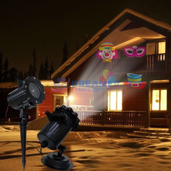 Christmas Light Projector Outdoor Card Lamp