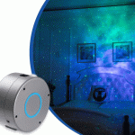 Light Projector for Room White Gray Galaxy Lamp